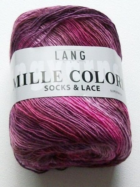  Mille colori socks & lace in rosèpinkbeere