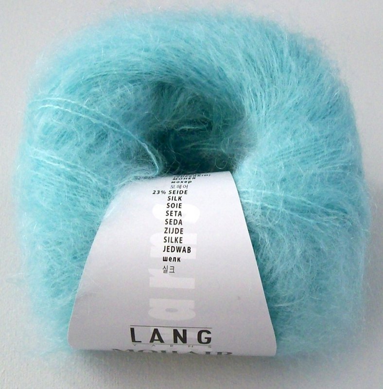 Mohair luxe in mint