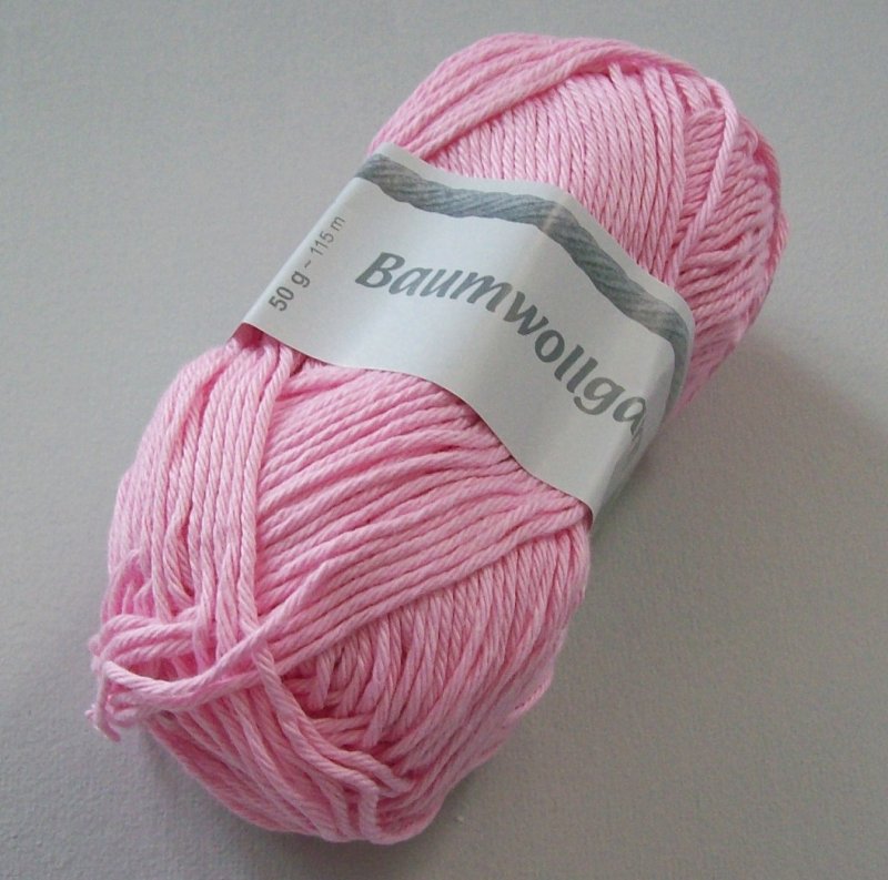 Baumwollgarn in rosa
